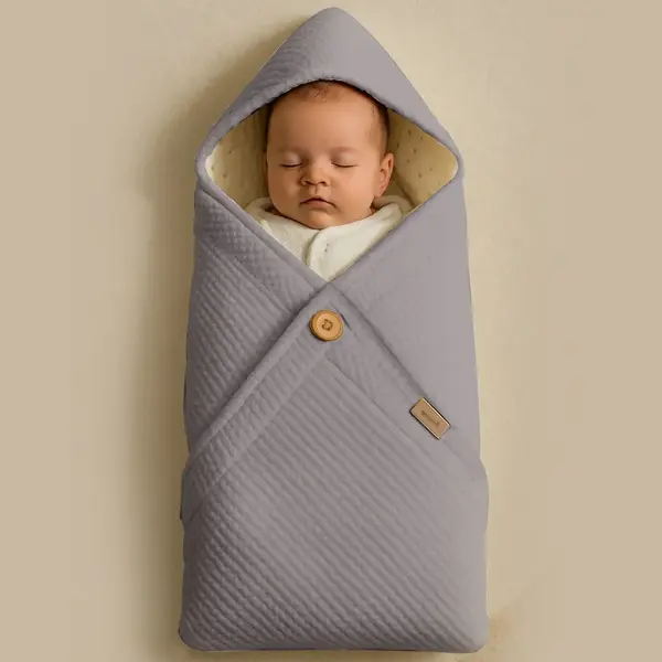 Bistyle Battaniye Triko Warm Nest Gri