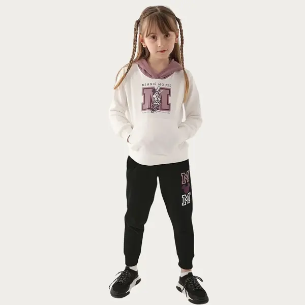 Minnie Mouse Eşofman Takımı Krem
