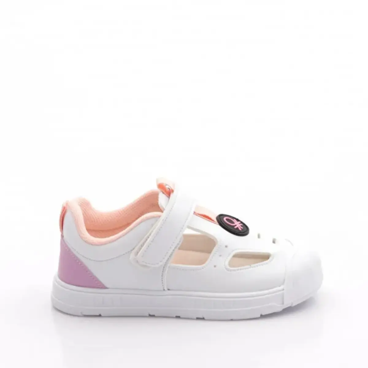 Benetton Sandalet Beyaz - Pudra