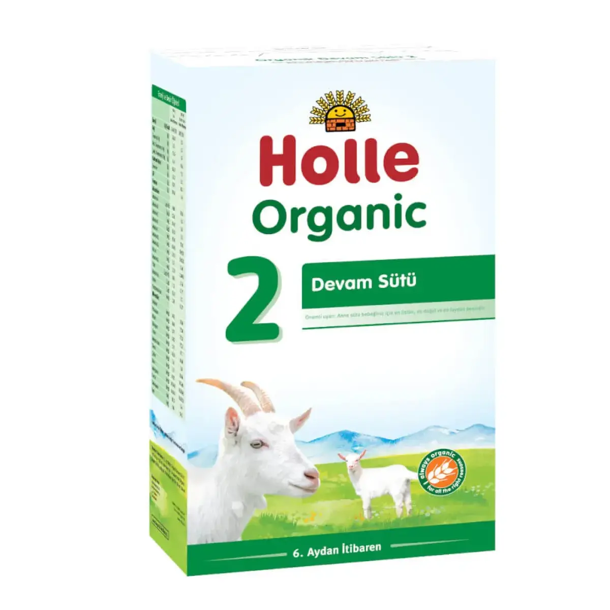Holle 2 Organik Keçi Sütü Devam Formülü 400 Gr