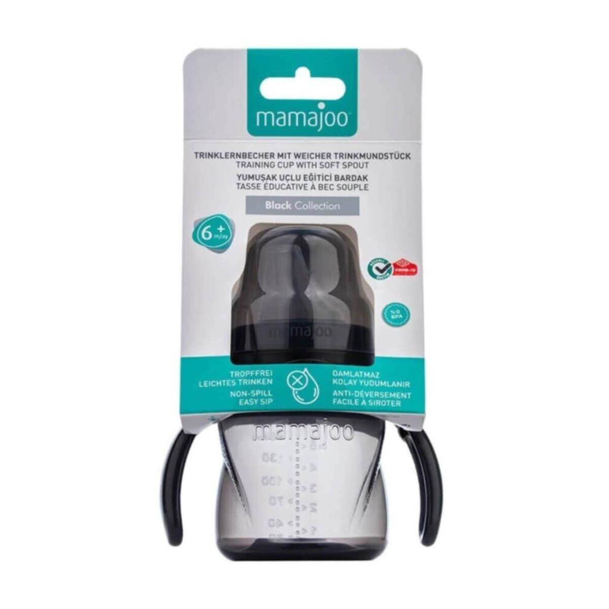 Mamajoo Kulplu Eğitici Bardak 160 ml Black