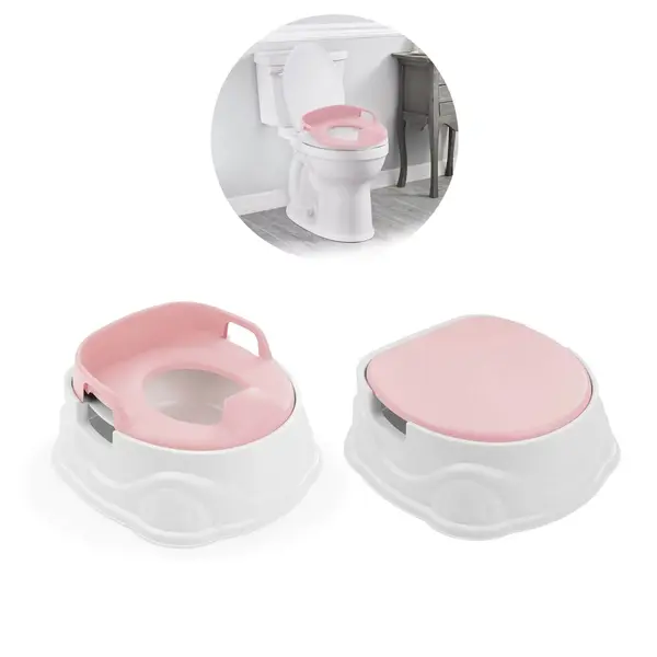 Dolu 3in1 Lazımlık Adaptör Basamak Pembe