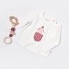 Bibaby Organik Sweatshirt Little Love Rose Dry