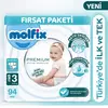 Molfix Premium Bebek Bezi 3 Beden Midi 94lü Ultra Fırsat Paketi