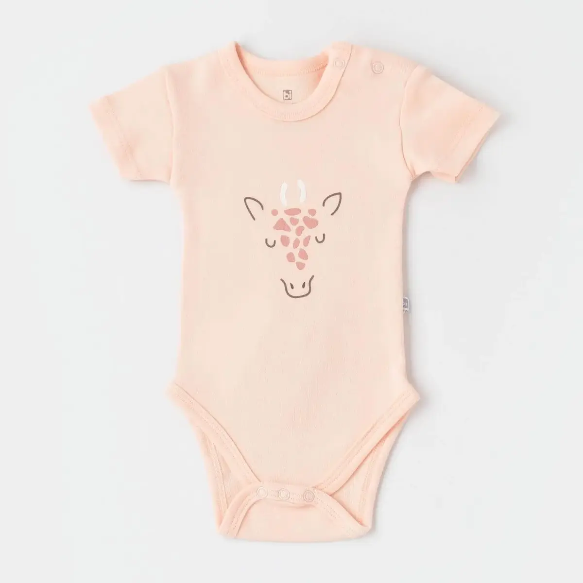 Bibaby Body Kısa Kol Summer Special Kayısı Bibaby Body Kısa Kol Summer Special Kayısı