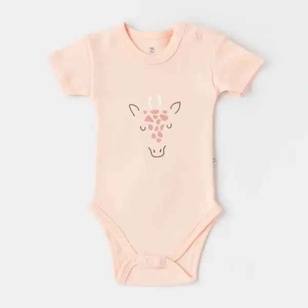 Bibaby Body Kısa Kol Summer Special Kayısı