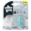 Tommee Tippee Ultra Hafif Silikon Emzik 2li 0-6 Ay Mavi - Beyaz