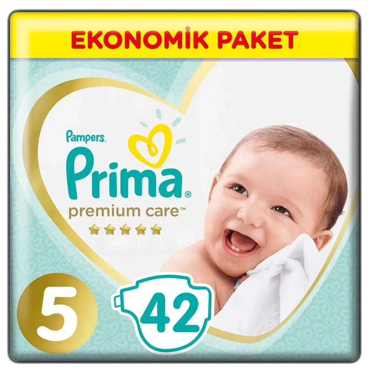 Prima Premium Care Bebek Bezi 5 Beden Juniour 18+ Kg 42li Ekonomik Paket Prima Premium Care Bebek Bezi 5 Beden Juniour 18+ Kg 42li Ekonomik Paket
