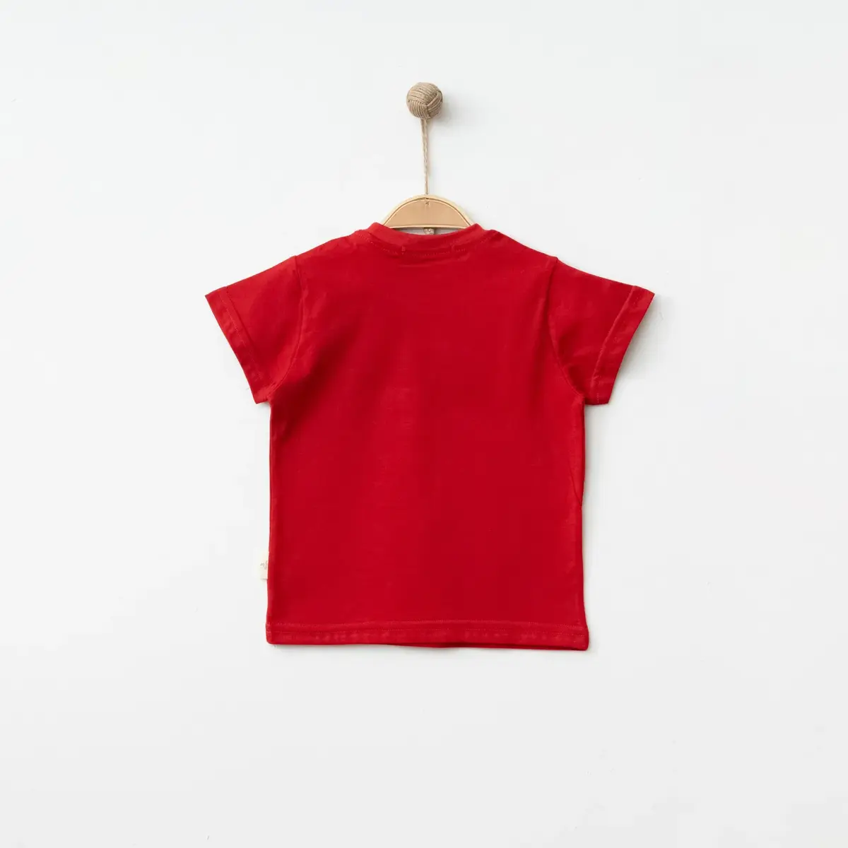Bebolly T-shirt Happy Baskılı Kırmızı