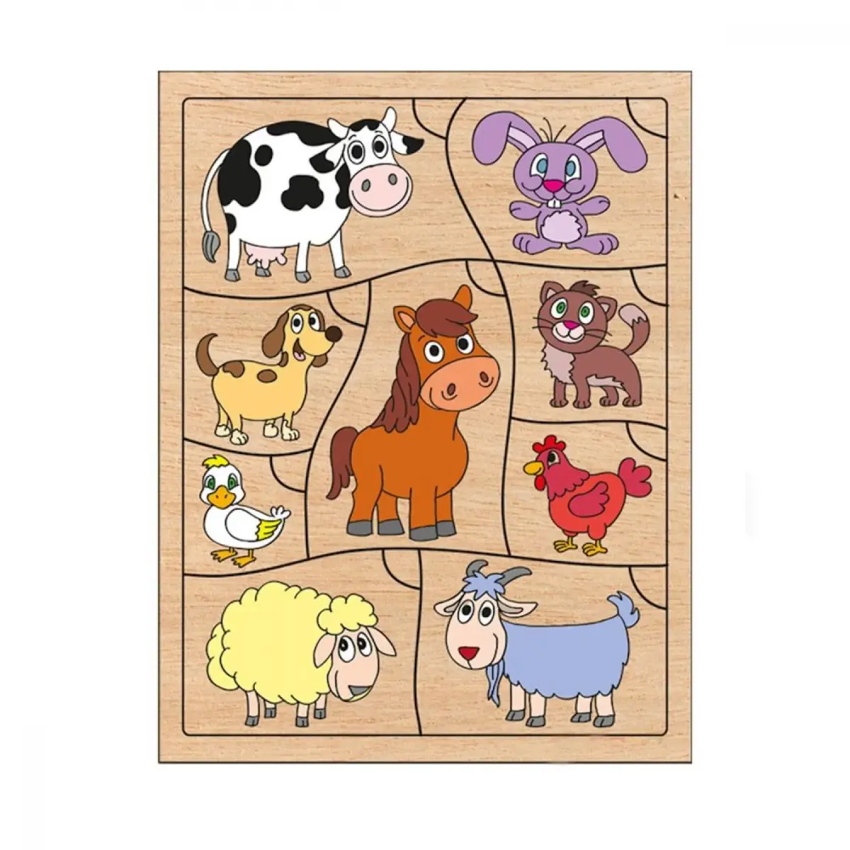 Toptoys Bil Bakalım Kimin Yavrusu Eşleştime Puzzle 19x25 Cm