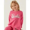 Barbie Sweatshirt Açık Fuşya
