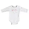 Bibaby Organik Body Rabbit Girl Kulaklı Ekru - Pembe