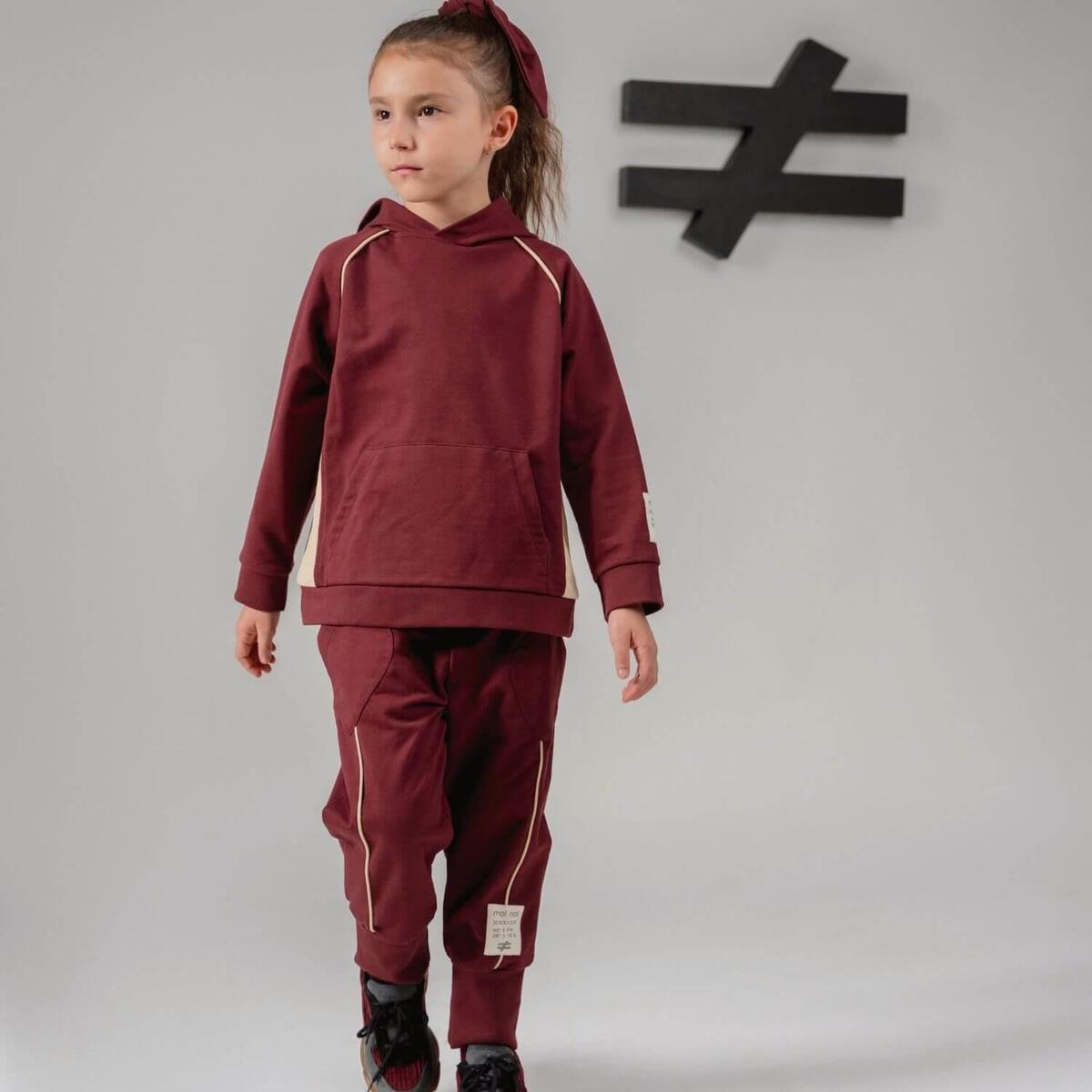 Moi Noi 2li Takım Biyeli Bordo