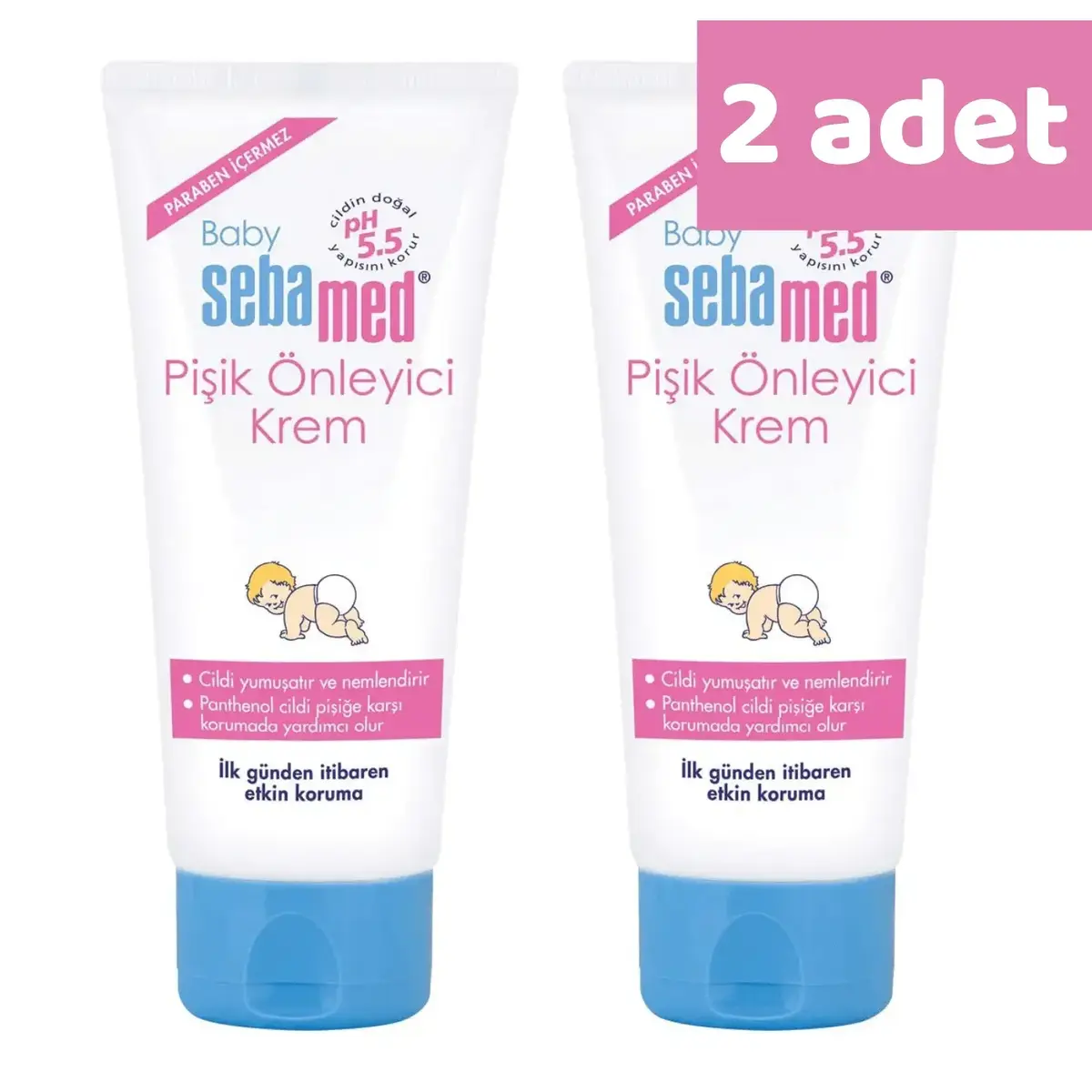 Sebamed Bebek Pişik Kremi 100 ml x2