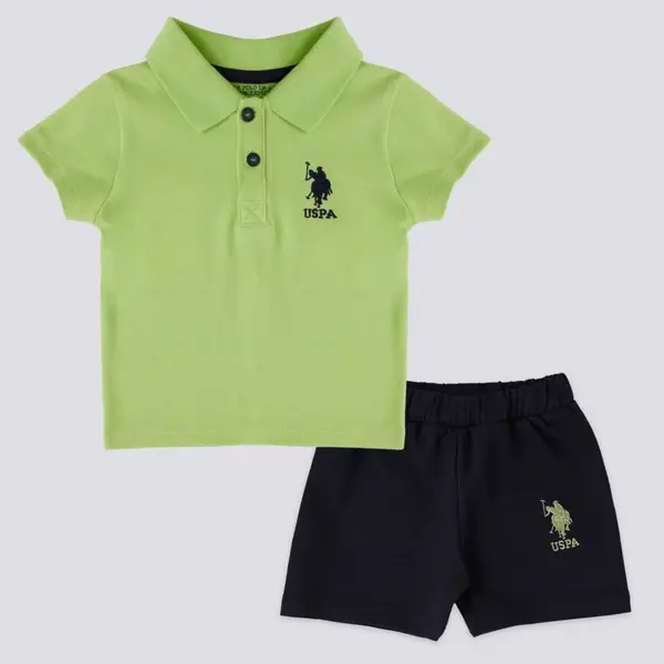 U.S. Polo 2li Takım T-Shirt Lime