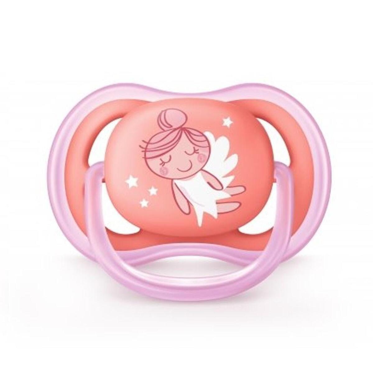 Philips Avent SCF345/22 Ultra Air Silikon Emzik 2li 6-18 Ay Desenli Kız