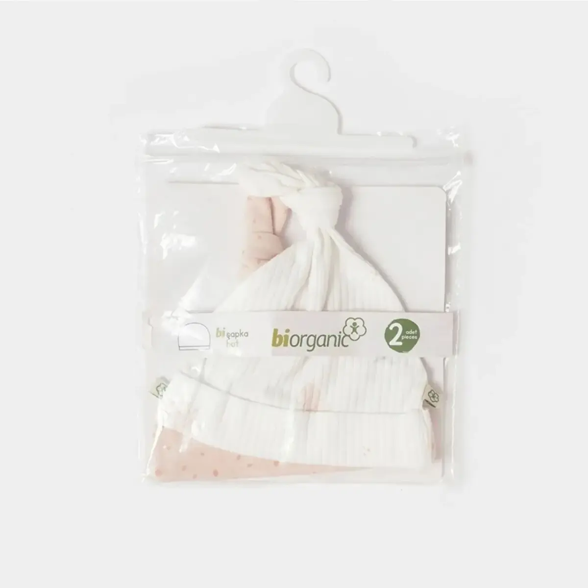 Bibaby Organik Şapka 2li Koala Jungle Pembe