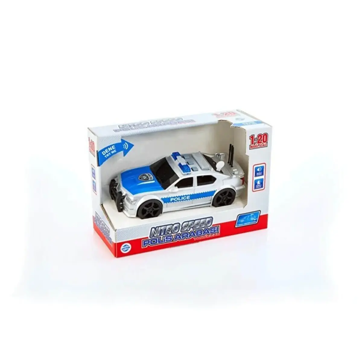 Nitro Speed 1:20 Polis Arabası Gri