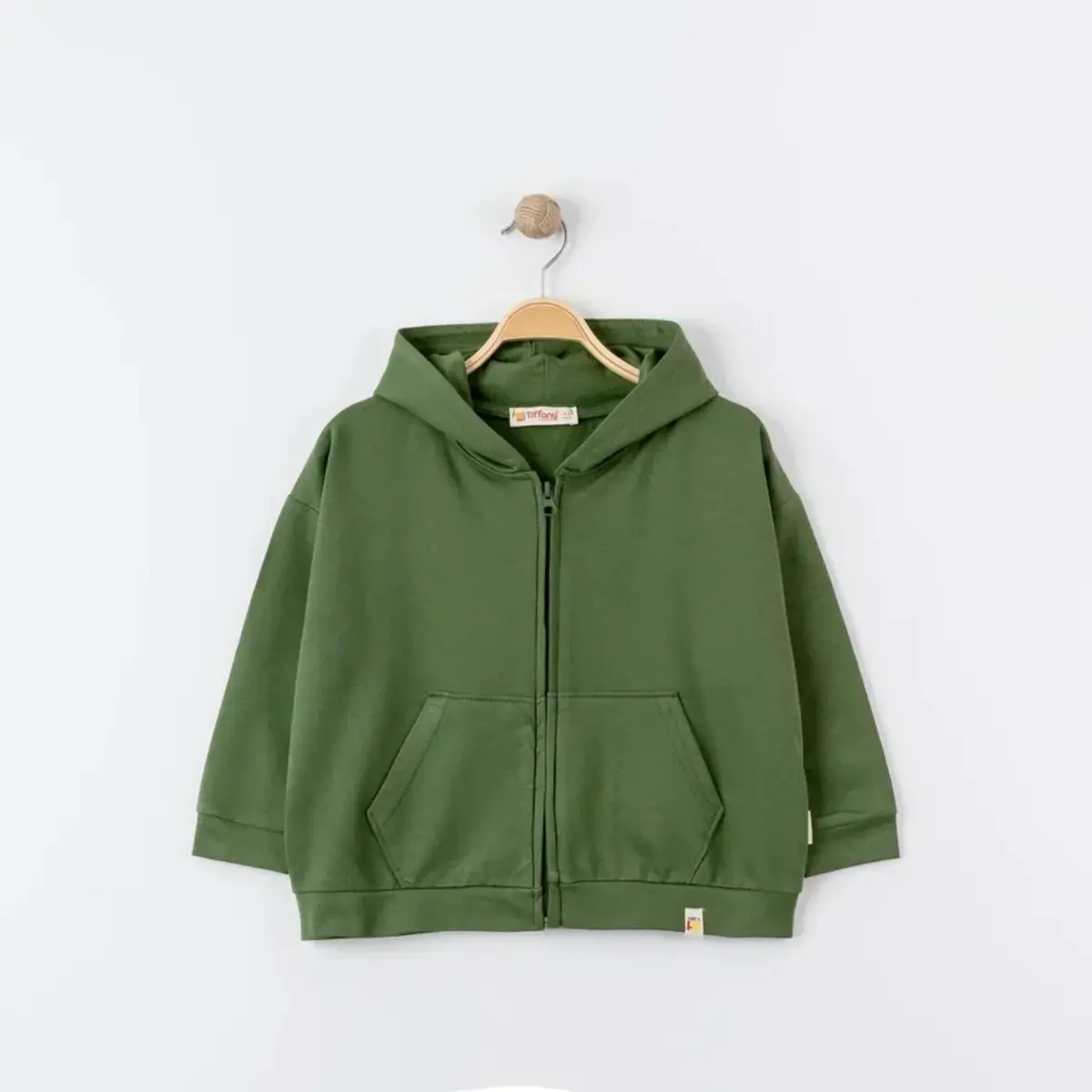 Tiffany Sweatshirt Kapüşonlu Fermuarlı Oversize Theme Haki Tiffany Sweatshirt Kapüşonlu Fermuarlı Oversize Theme Haki