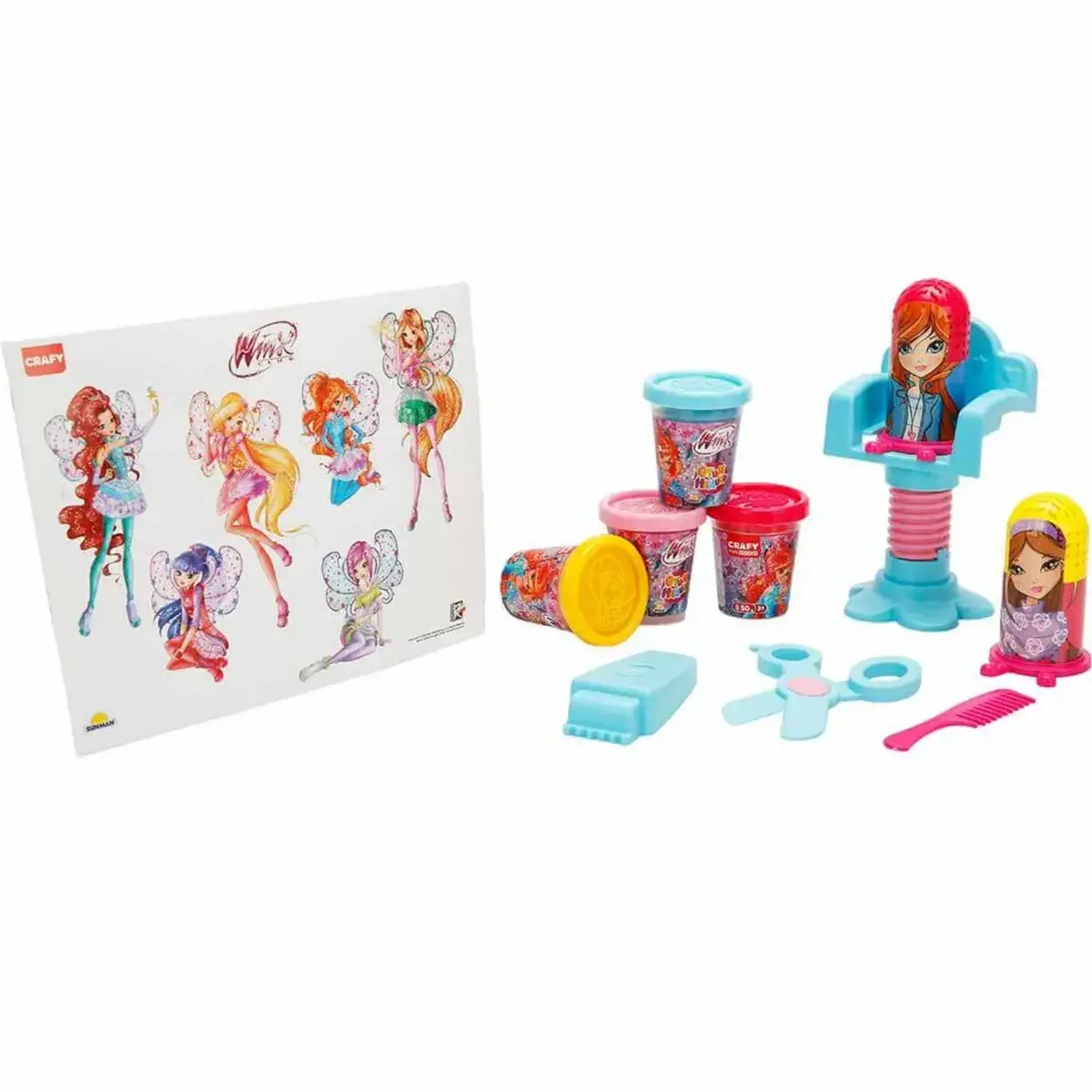 Crafy Winx Sihirli Salon Oyun Hamur Seti 15 Parça
