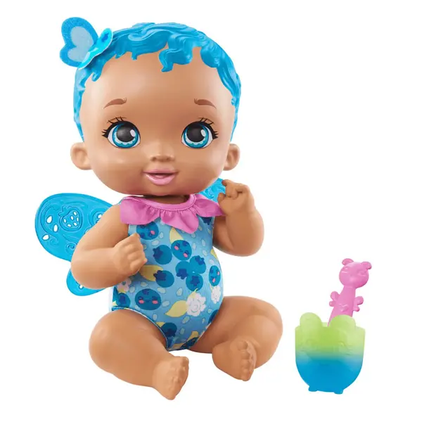 My Garden Baby Kelebek Bebeğimin Yemek Zamanı Mavi Saçlı Bebek