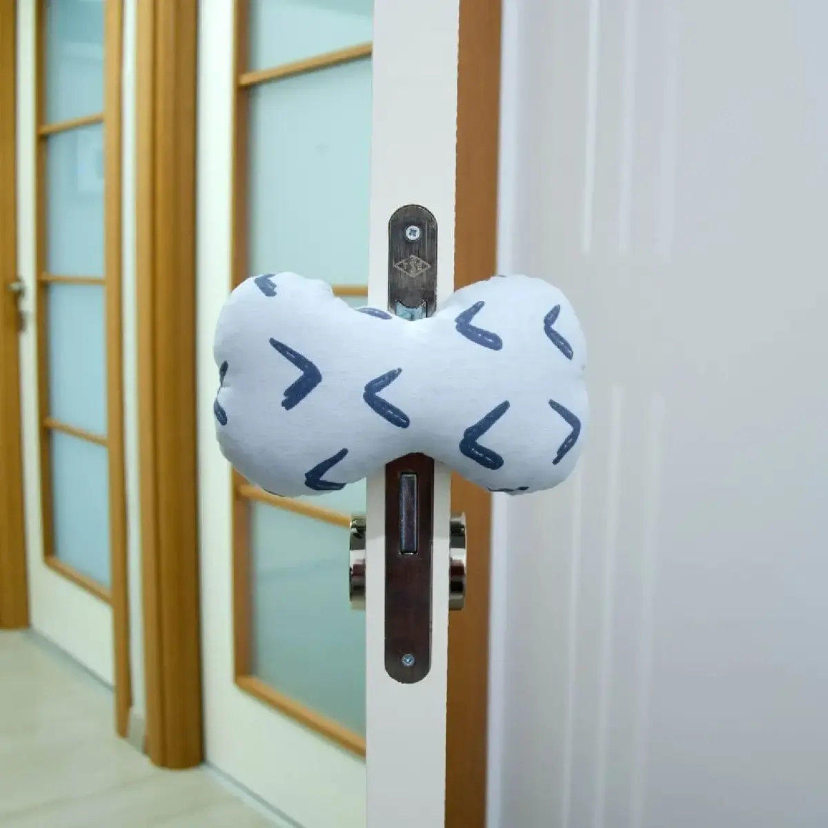 Sevi Bebe Yumuşak Kapı Durdurucu Çentik Desenli