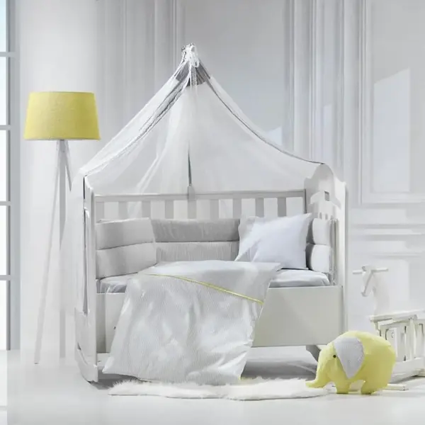 Momishop Elephant Park Yatak Uyku Seti Gri
