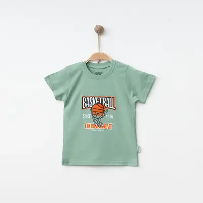 Winimo T-Shirt Basketball Baskılı Yeşil