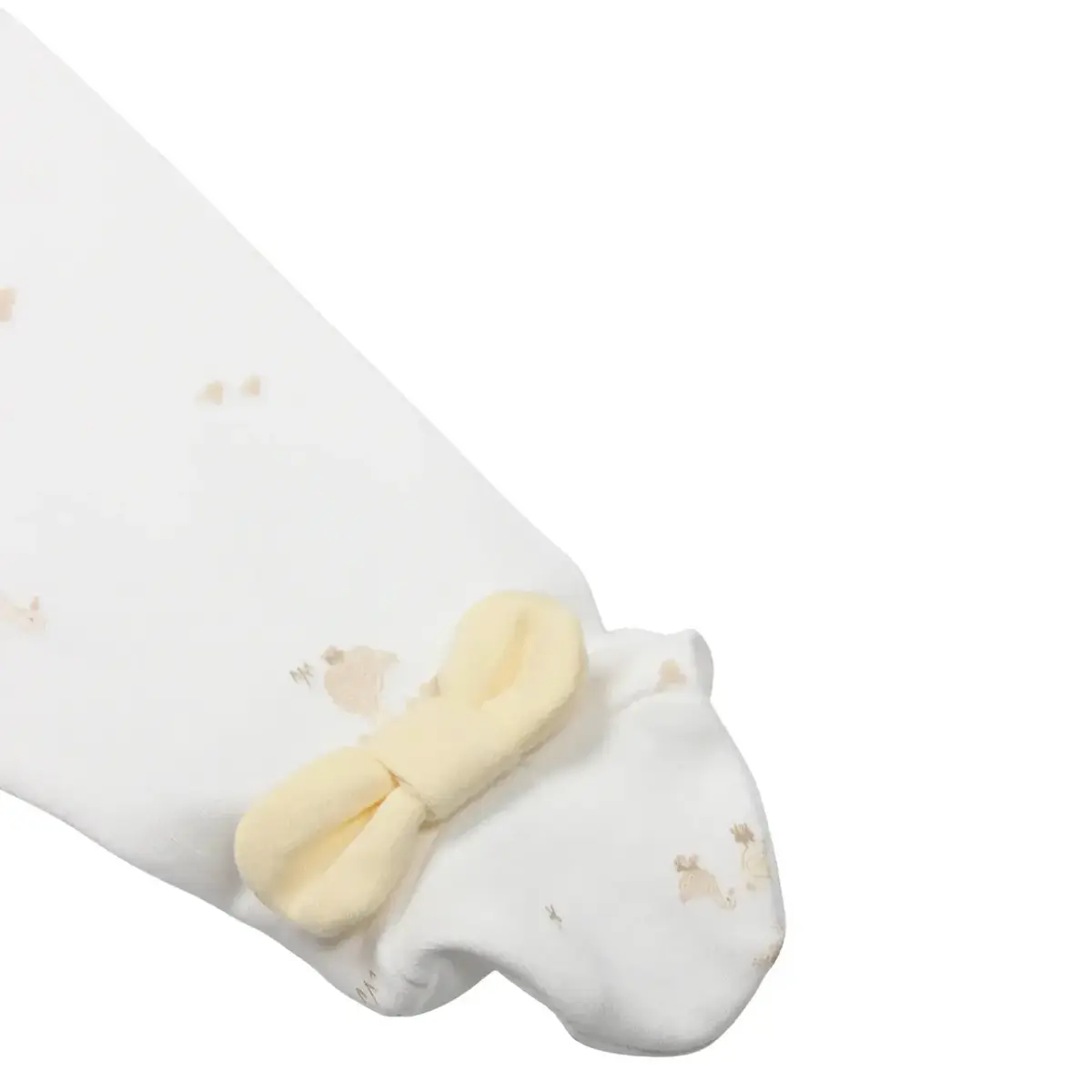 Bistyle Pantolon Patikli Welcome Baby Duck Sarı - Ekru