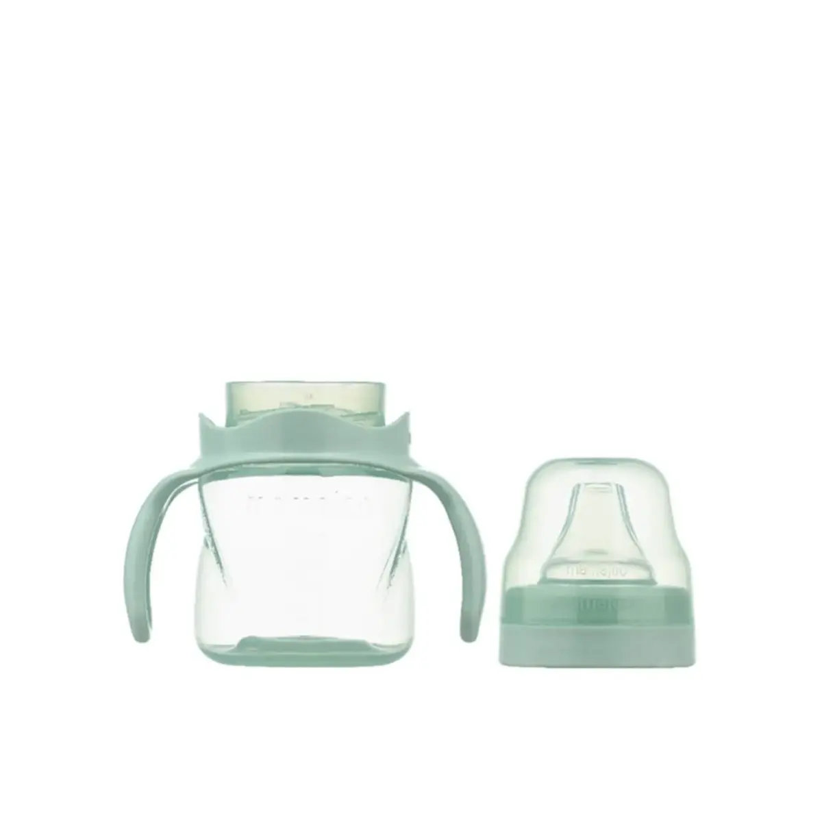 Mamajoo Kulplu Eğitici Bardak 160 ml Powder Green