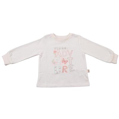 Mini Damla Sweatshirt Adventure Ekru