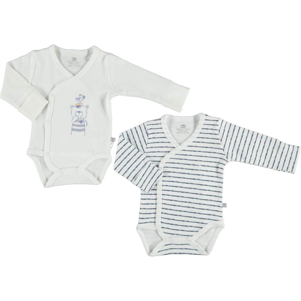 Bibaby Body Kruvaze Eldivenli 2li I Love Bear