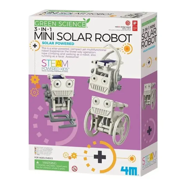 3-in-1 Mini Solar Robot