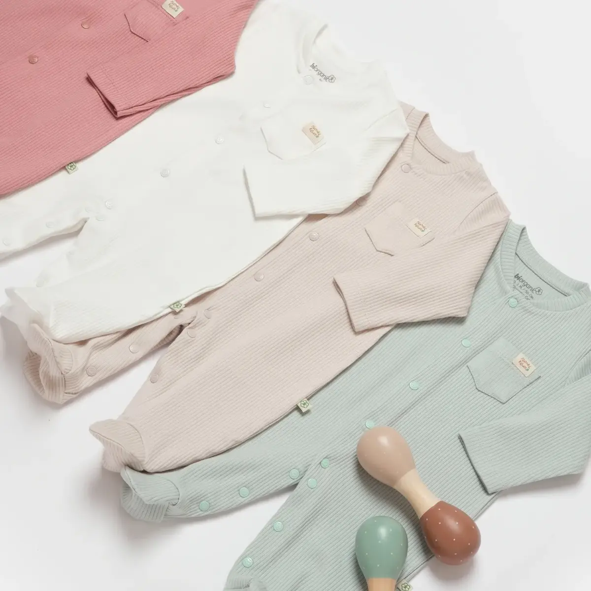Bibaby Organik Salopet Modal Nature Relax Ecru