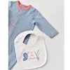 Bibaby Organik Tulum Takımı Tüllü Wild Flowers Spring Blue