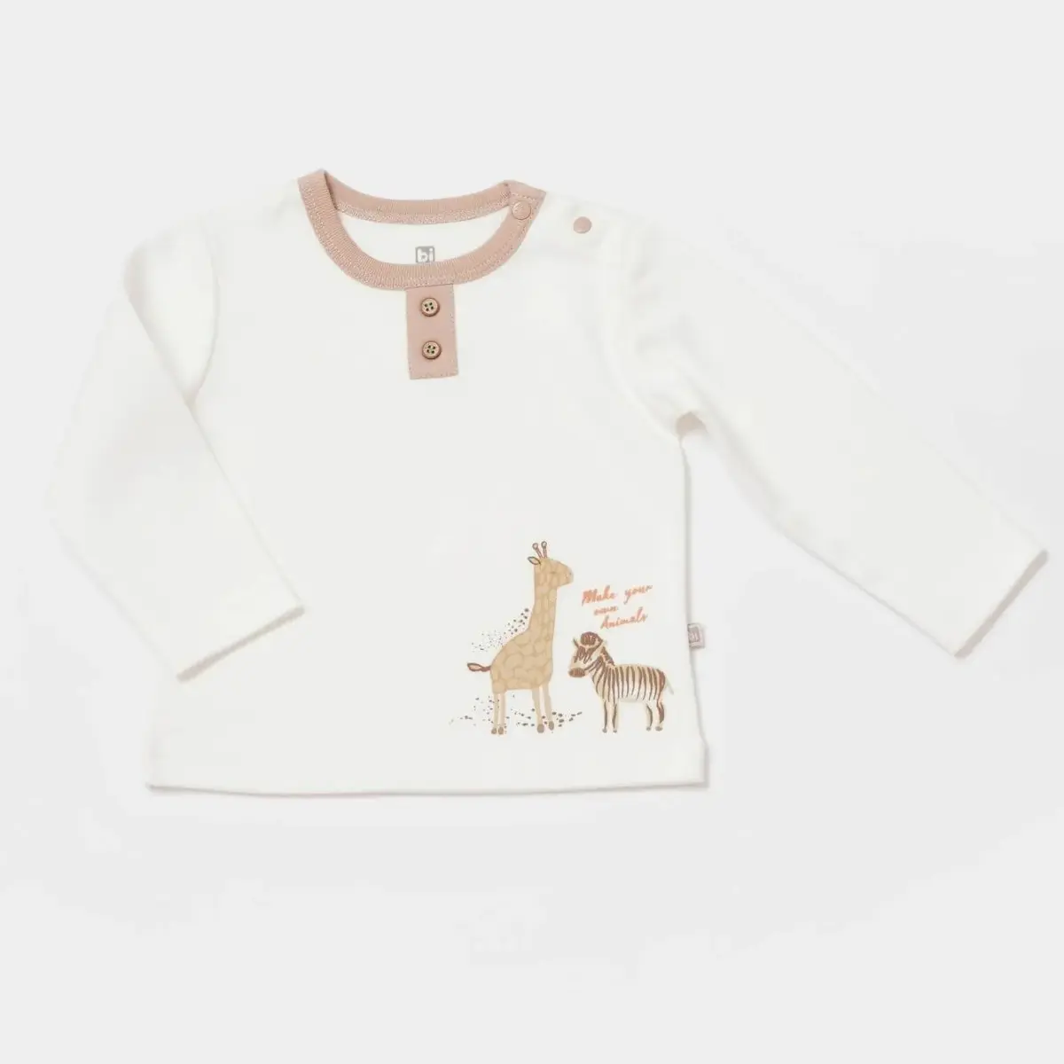 Bibaby 2li Takım Animals Kingdom Ekru - Bej
