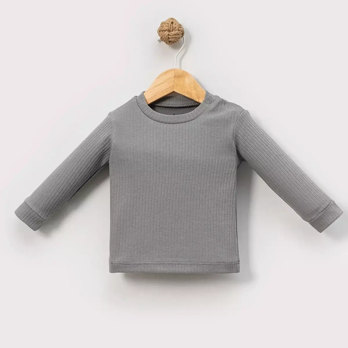 Angeltouch Sweatshirt Raporlu Gri