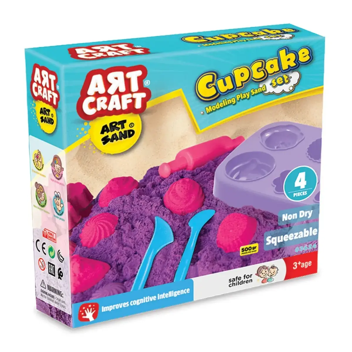 Dede Artsand Kap Kek Kum Set 500 Gr