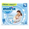 Molfix Bebek Bezi 1 Beden Yenidoğan 2-5 Kg 88li Fırsat Paketi