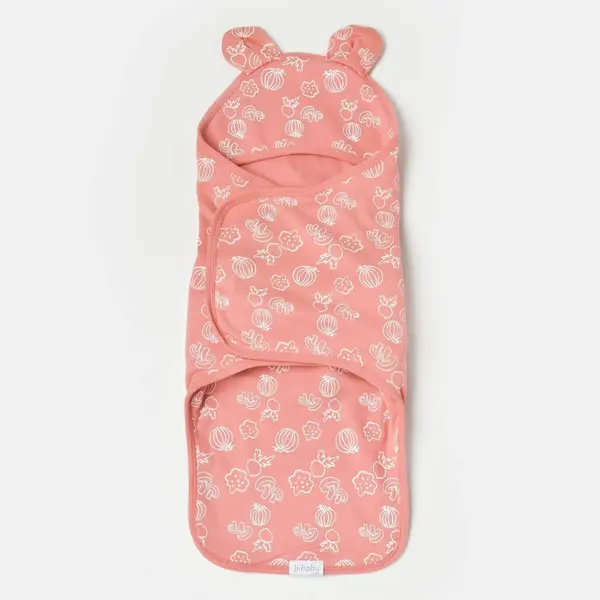 Bibaby Bel Destekli Kundak Winter Is Good Shell Pink