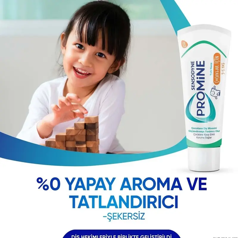 Sensodyne Promine Çocuklar İçin Diş Macunu 3-5 Yaş 50 ml