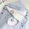 Bibaby Kundak Zincir Triko Mavi