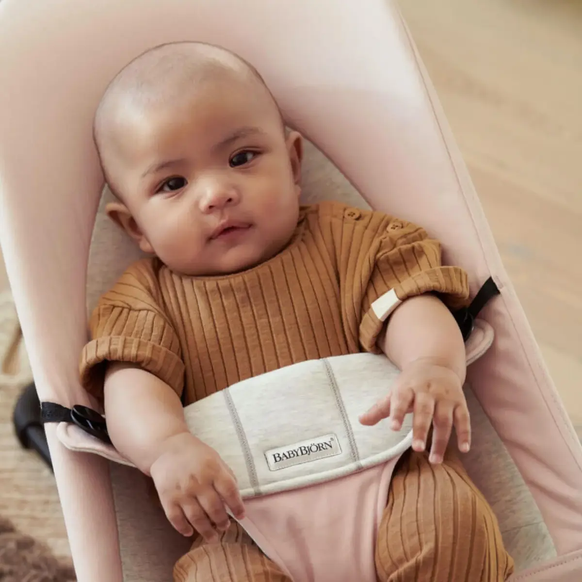 Babybjörn Balance Soft Ana Kucağı Cotton Jersey Light Pink Grey