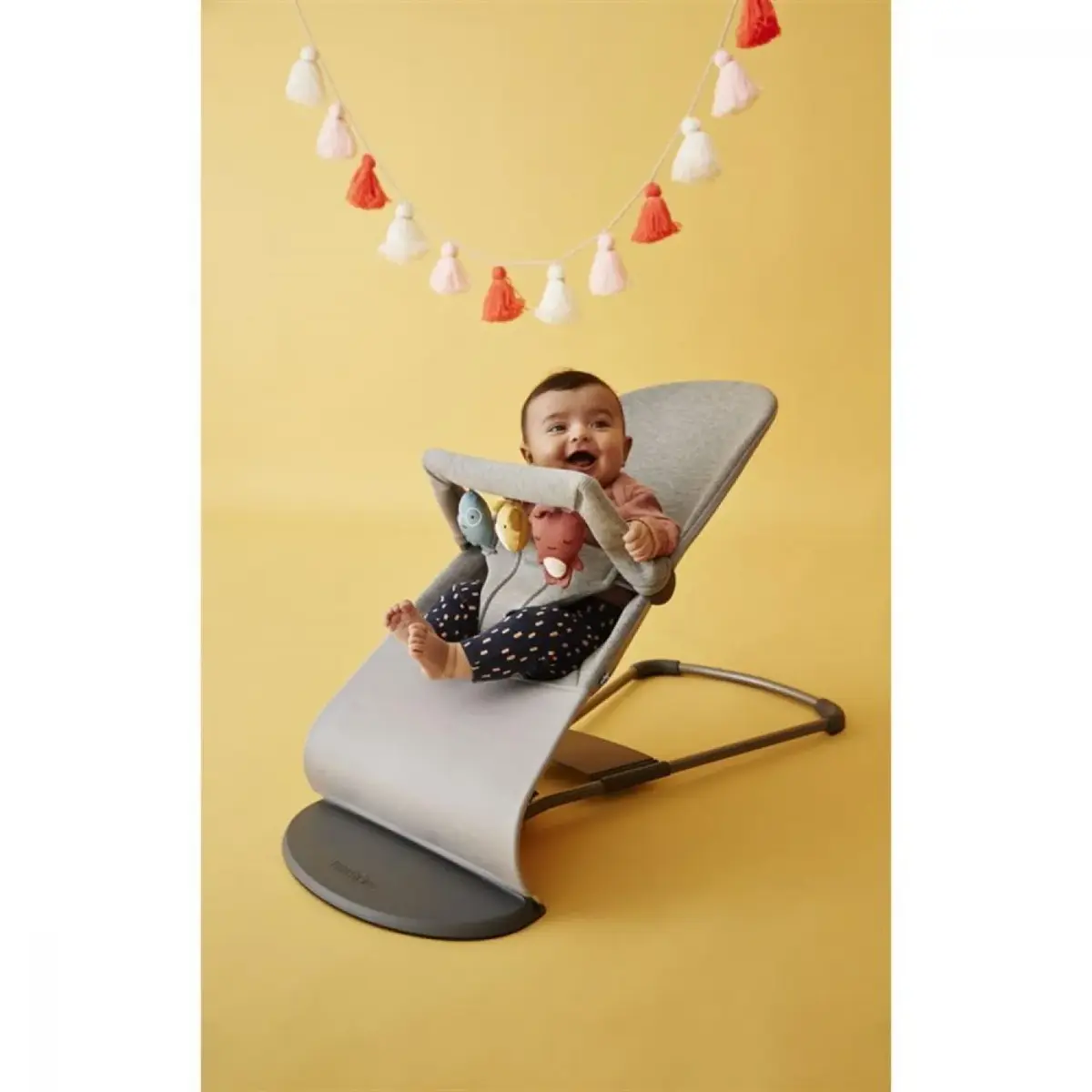 Babybjörn Balance Bliss Ana Kucağı Cotton 3D Jersey Soft Oyuncaklı Light Grey