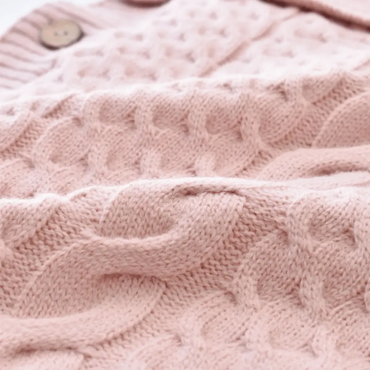 Bibaby Kundak Zincir Triko Pembe