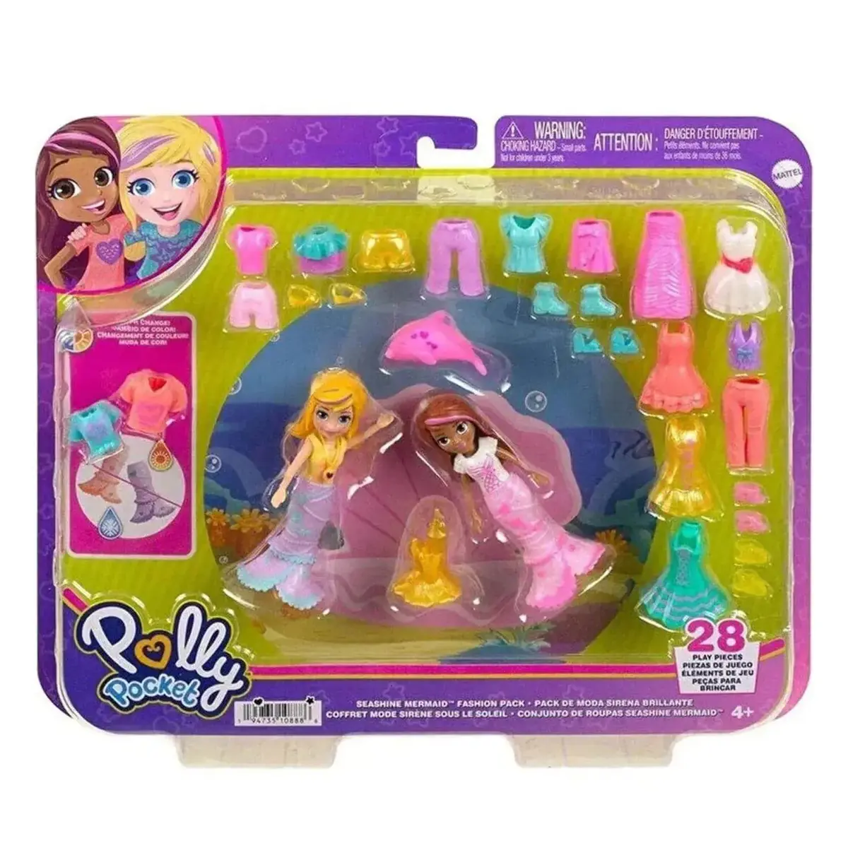 Polly Pocket ve Arkadaşları Farklı Moda Aksesuarları Oyun Setleri