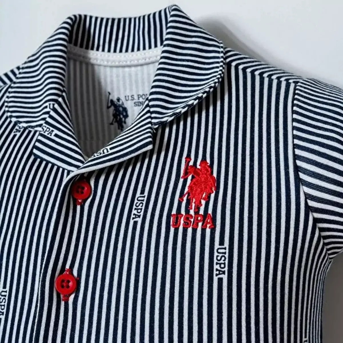 U.S. Polo Pijama Takımı Gömlek Beyaz