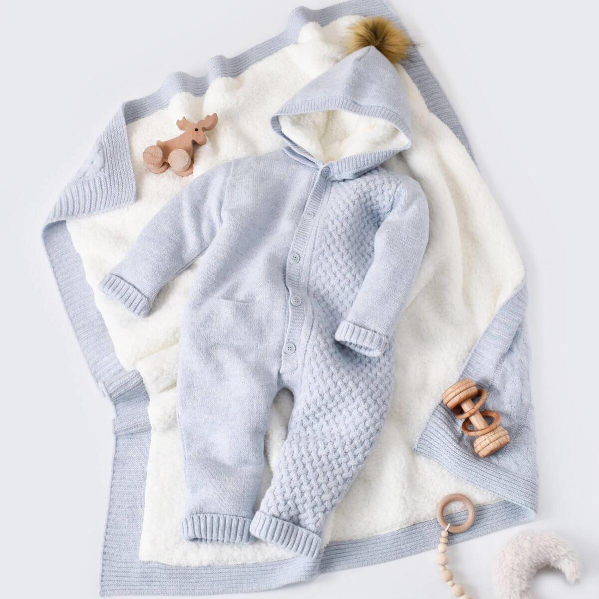 Bibaby Tulum Cepli Welsoftlu Triko Mavi