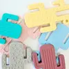 OiOi Kaktüs Diş Kaşıyıcı 3+ Ay Aqua Green