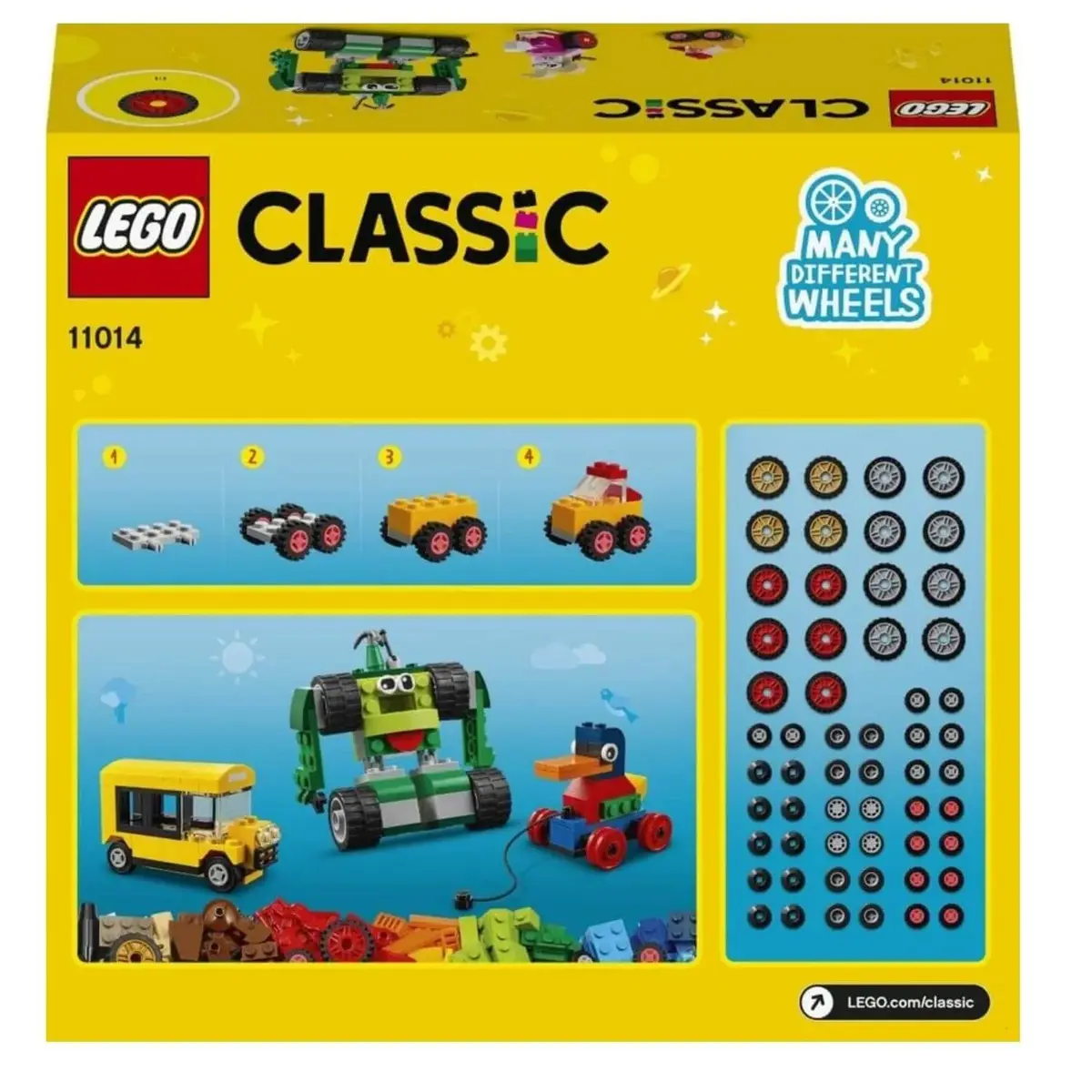 LEGO Classic Yapım Parçaları ve Tekerlekler 11014